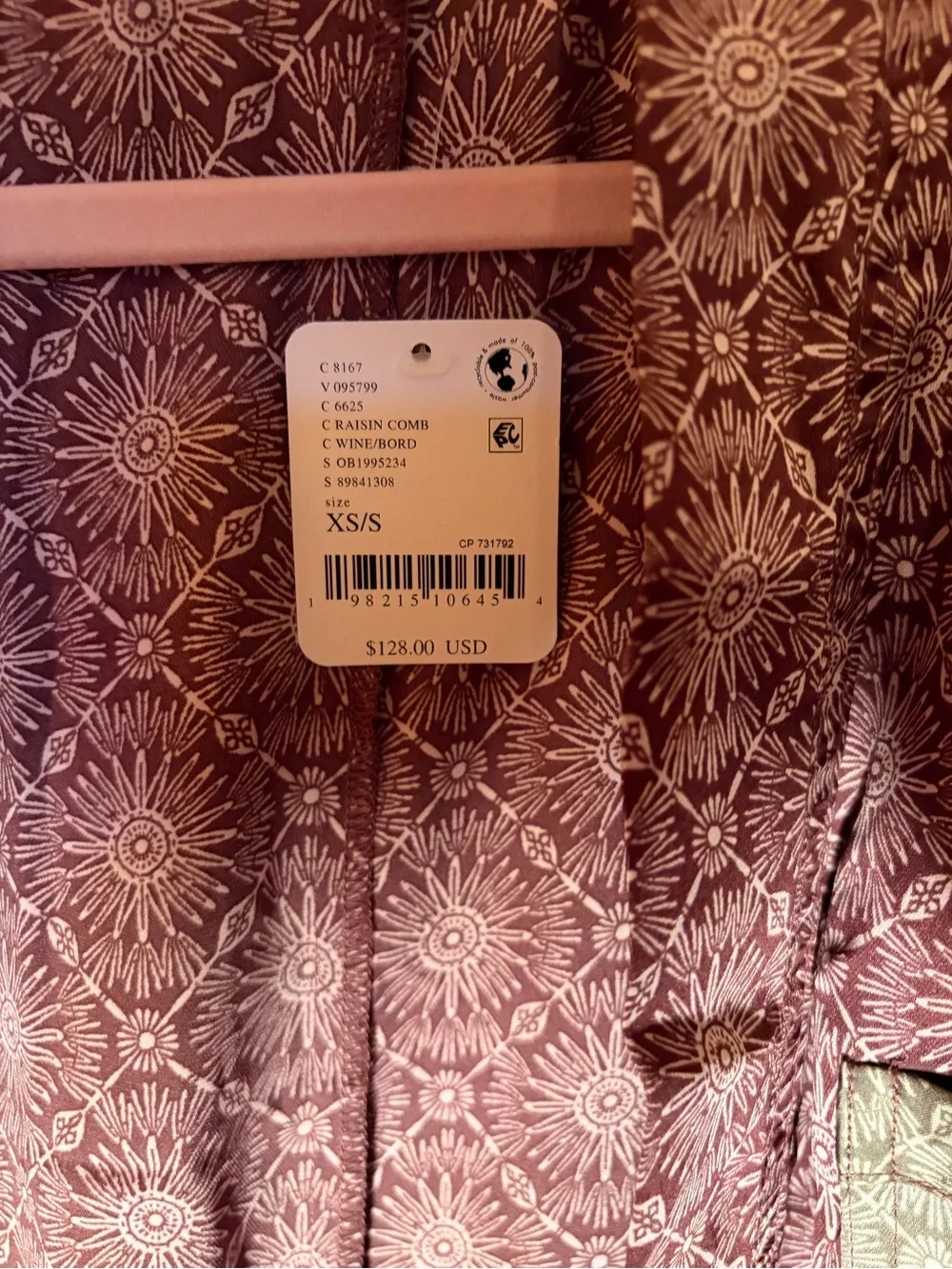 Free People Intimately Oasis House Robe NWT Virgin River Boho Duster XS/S